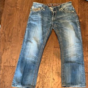 Rock Revival 34 x 30 Alex relaxed straight Jeans
